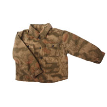 1:6 Scale German WWII Wartime Camo Tunic in Sumpfmuster 44-Pattern
